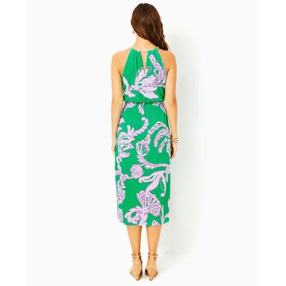NWOT Lilly Pulitzer Gracelyn halter midi dress - Picture 13 of 16